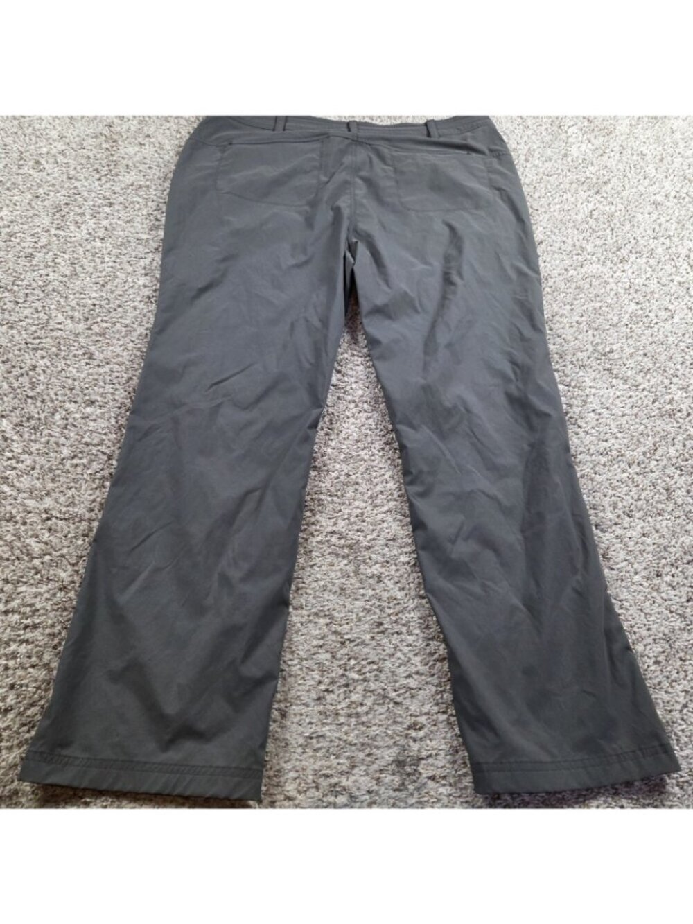 Eddie Bauer Pants Womens 20W Gray Nylon Stretch Hiking Outdoors Convertible - Picture 6 of 7